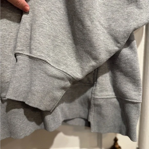 Free People “Sprint To The Finish” Hoodie — Heather Grey (Size L) - Picture 6 of 11